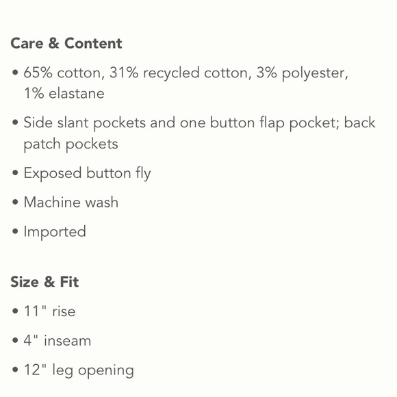 Anthropologie NWT Pilcro The Wanderer Denim Shorts Size 25 but fits 26 - Picture 7 of 9